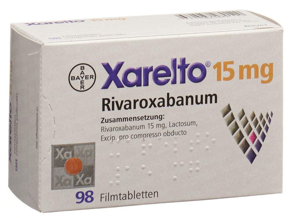 Xarelto 15 mg, Filmtabletten