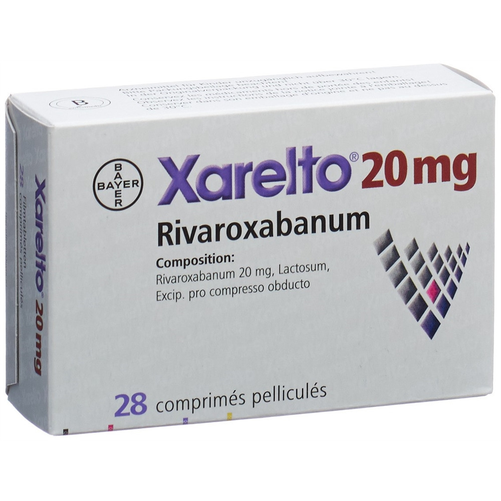 XARELTO cpr pell 20 mg 28 pce