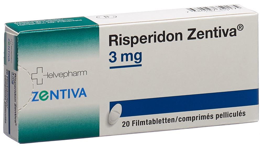 Risperidon Zentiva 3 mg, Filmtabletten
