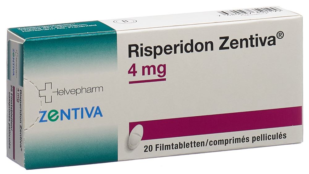 Risperidon Zentiva 4 mg, Filmtabletten