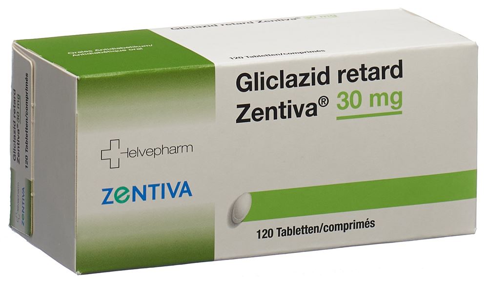Gliclazid retard Zentiva 30 mg, Retardtabletten