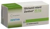 GLICLAZIDE retard Zentiva cpr ret 30 mg 120 pce