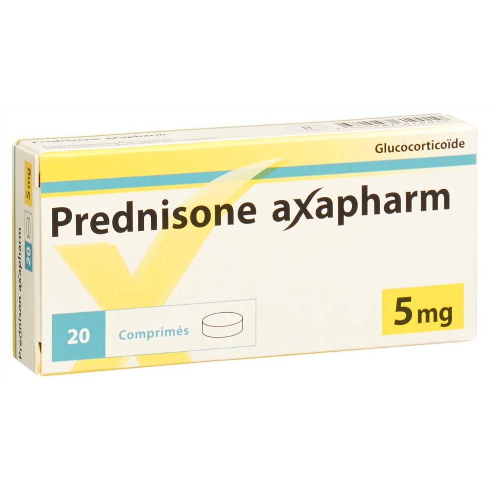 PREDNISONE axapharm cpr 5 mg 20 pce