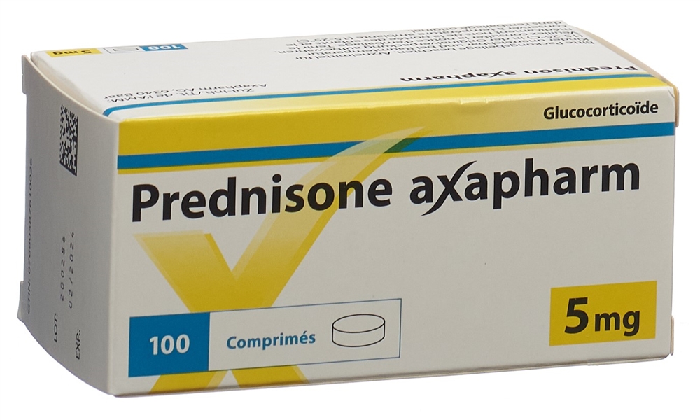 PREDNISONE axapharm cpr 5 mg 100 pce