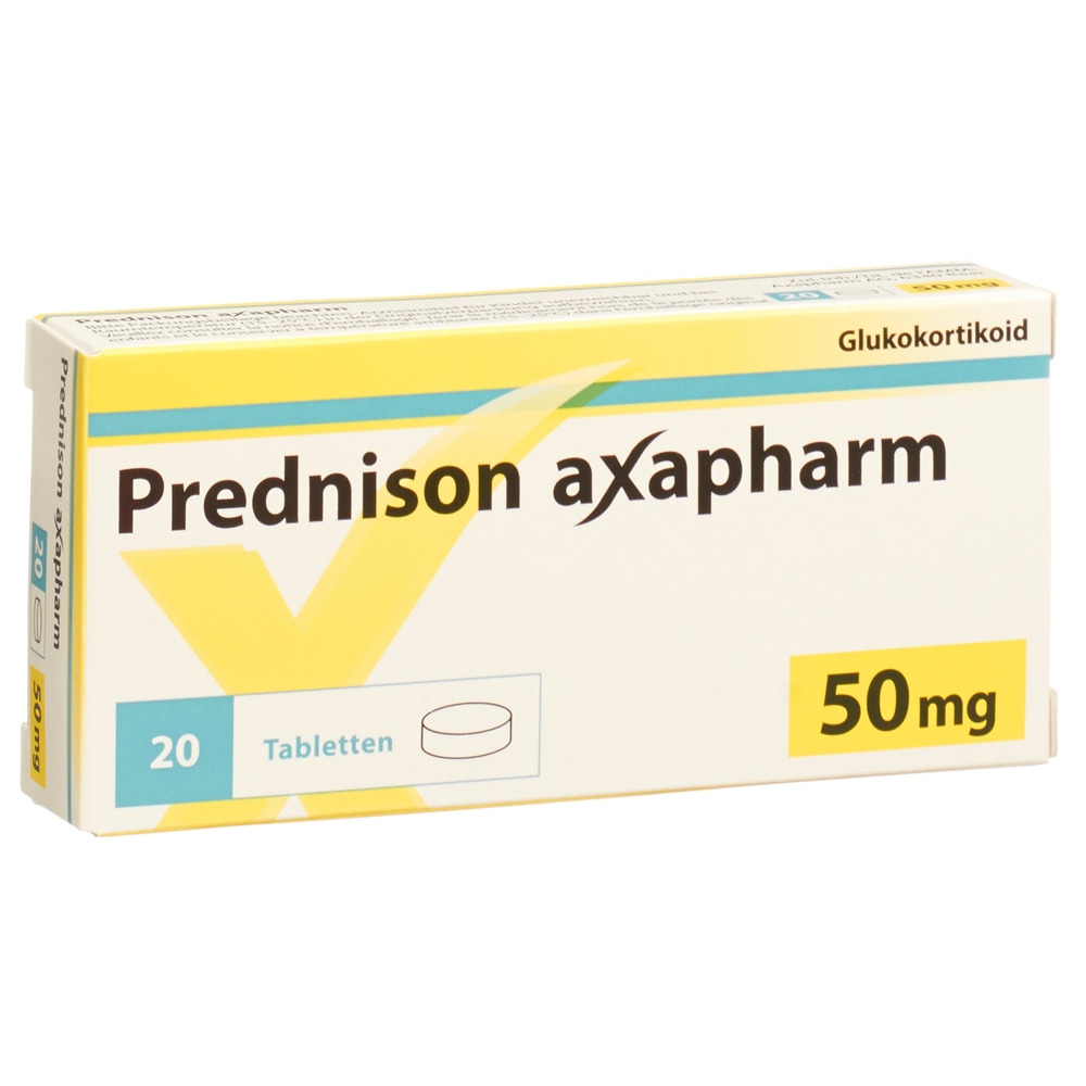 PREDNISONE axapharm cpr 50 mg 20 pce