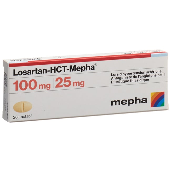 Losartan-Mepha 25 mg, Filmtabletten