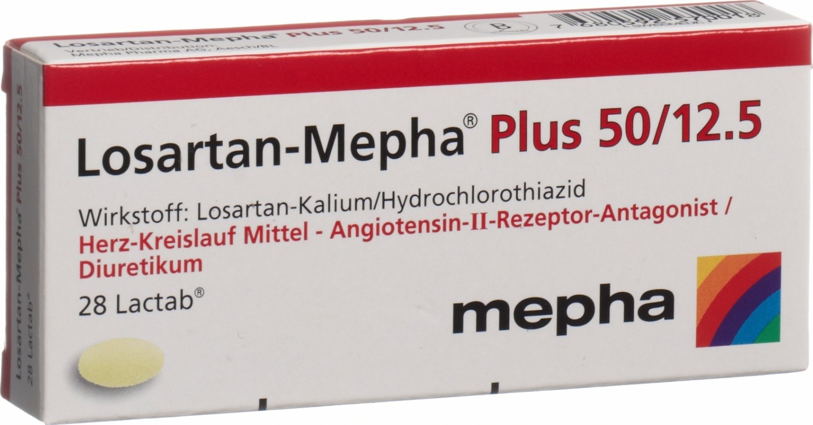 LOSARTAN Mepha Lactab 50 mg 28 pce