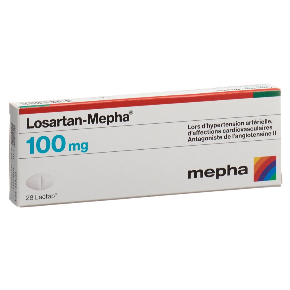 Losartan-Mepha 100 mg, Filmtabletten