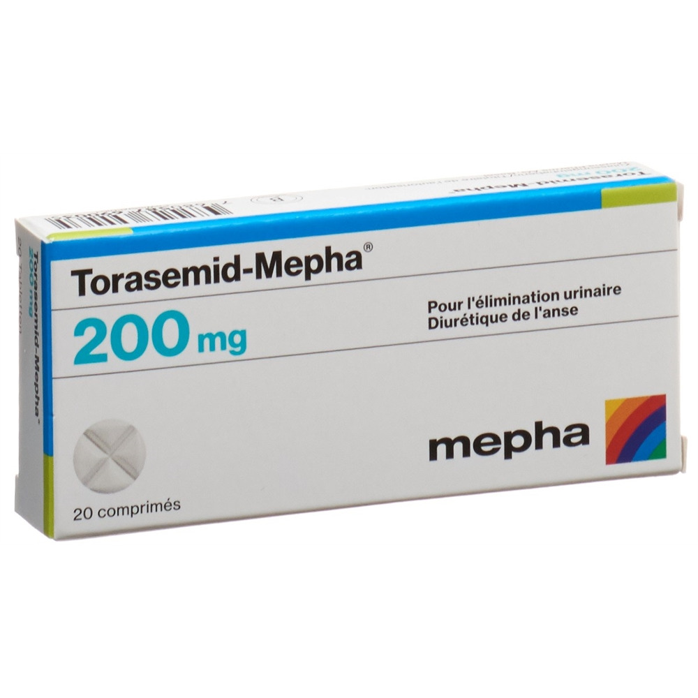 TORASEMID Mepha cpr 200 mg 20 pce