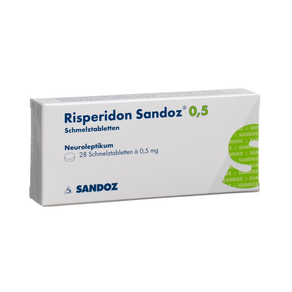 Risperidon Sandoz 0,5 mg, Schmelztabletten