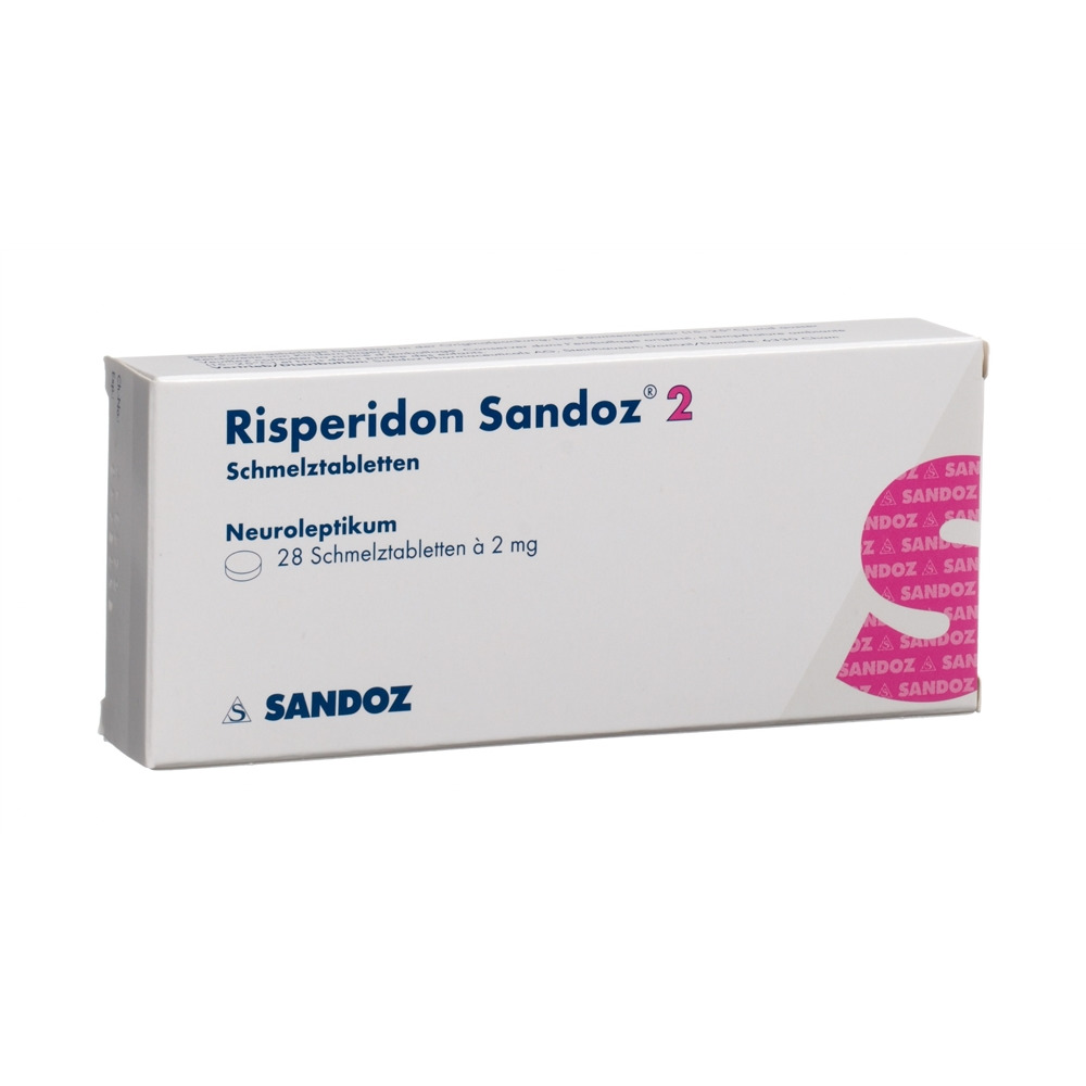 Risperidon Sandoz 2 mg, Schmelztabletten