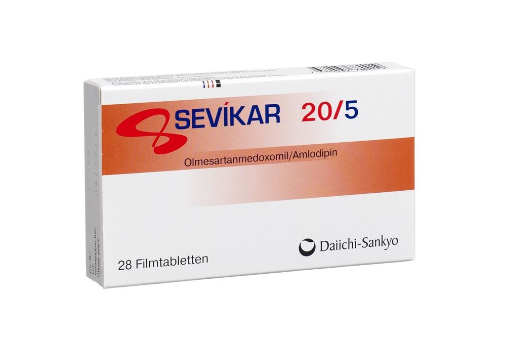 SEVIKAR cpr pell 20/5mg 28 pce