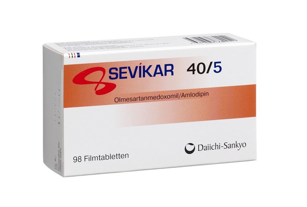 SEVIKAR cpr pell 40/5mg 98 pce
