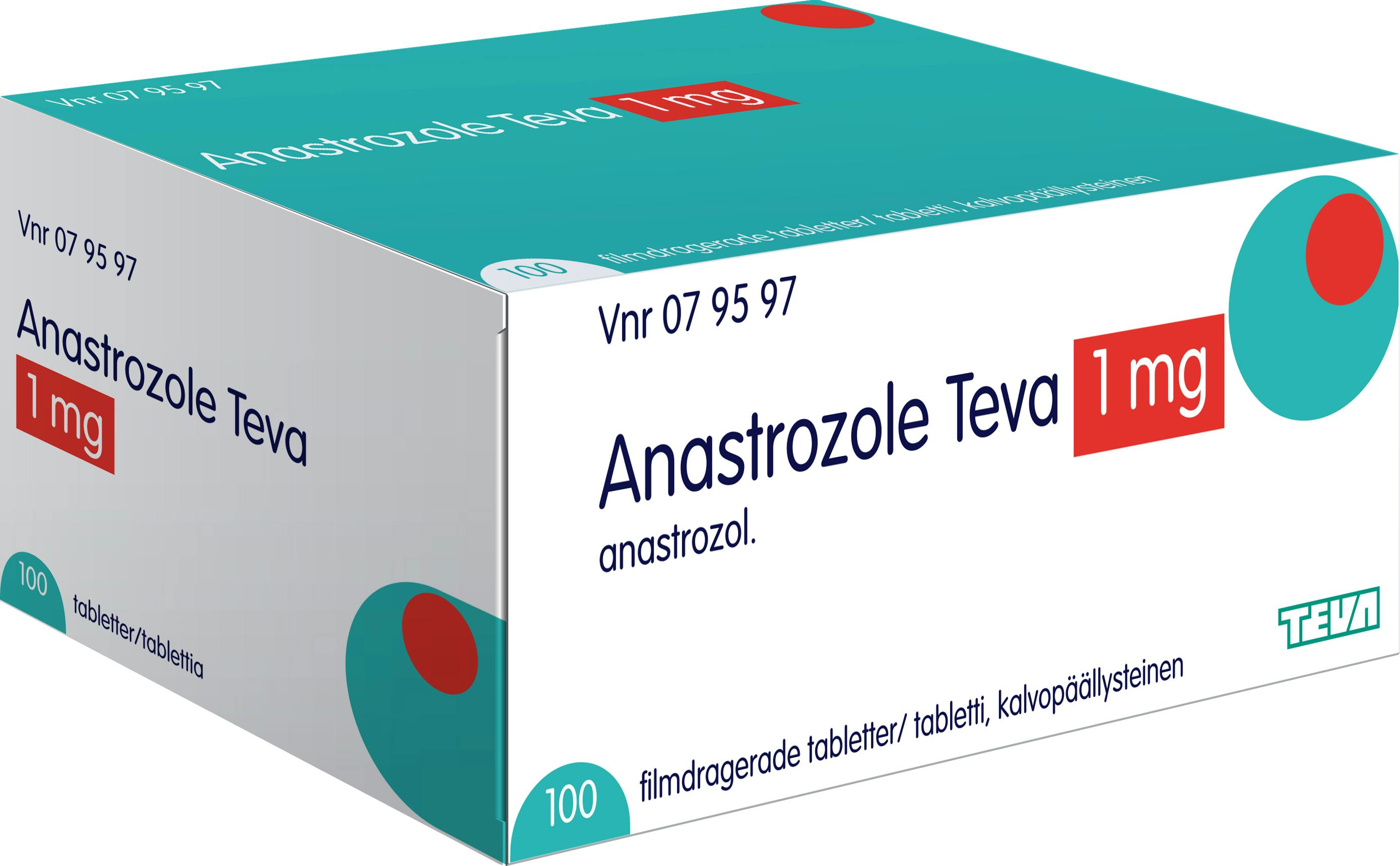 ANASTROZOL Teva cpr pell 1 mg 100 pce