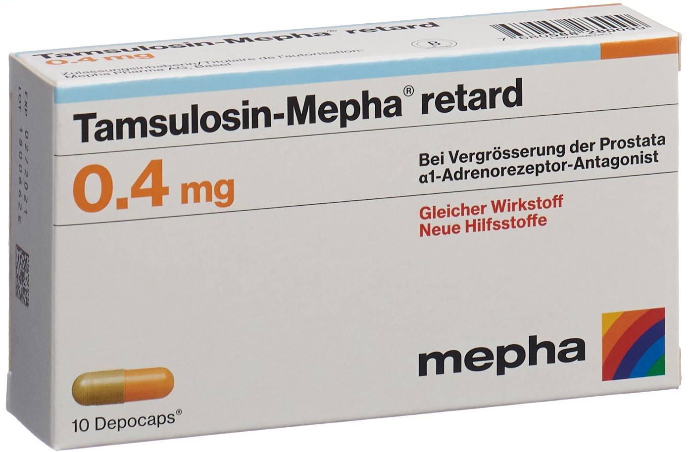 Tamsulosin-Mepha retard, Hartkapseln, retardiert