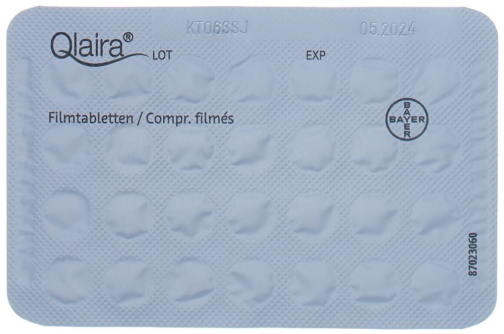 Qlaira, Filmtabletten