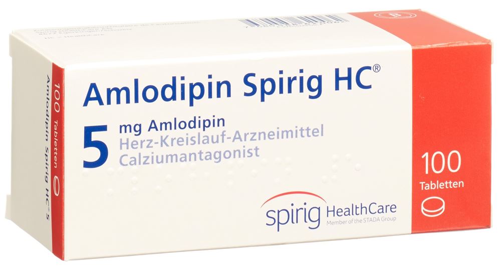 AMLODIPINE Spirig HC cpr 5 mg 100 pce