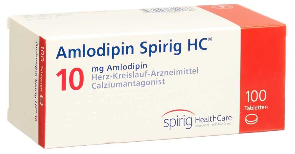 Amlodipin Spirig HC 10 mg, Tabletten