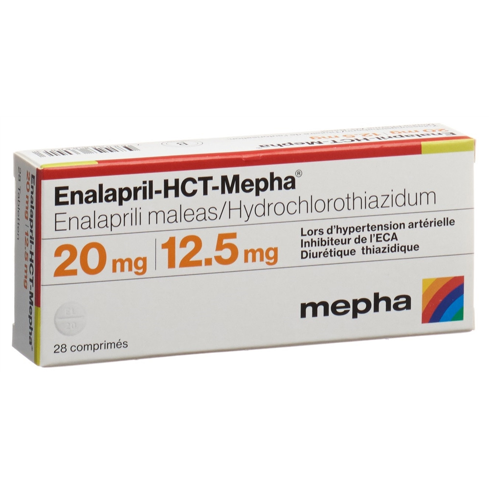 ENALAPRIL-HCT Mepha cpr 20/12.5 mg 28 pce