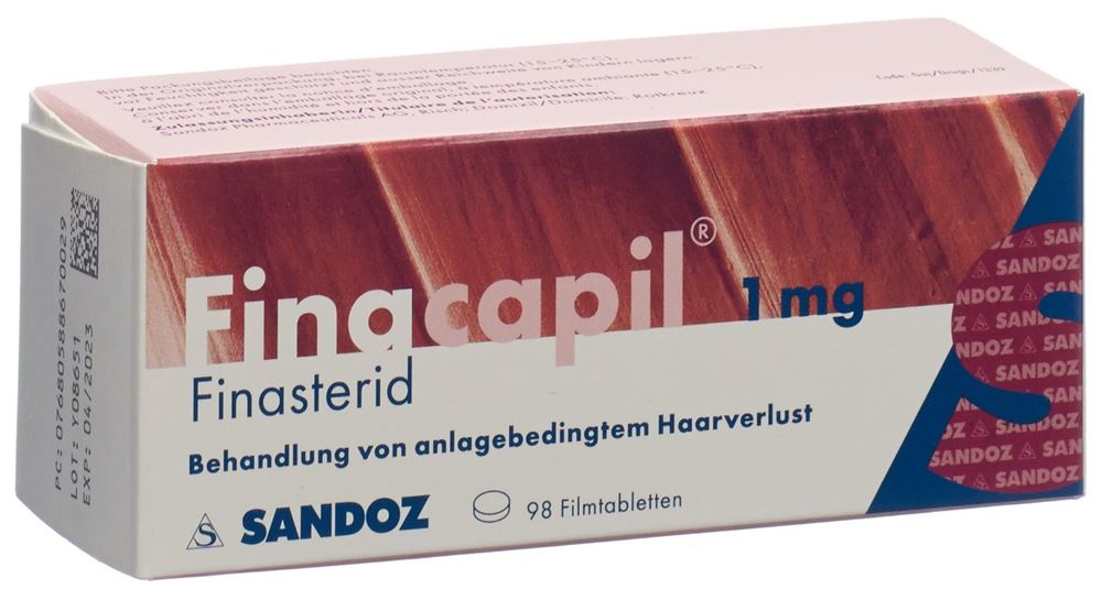 FINACAPIL cpr pell 1 mg 98 pce