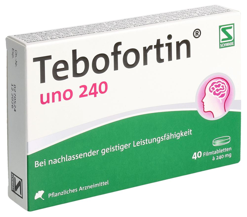 TEBOFORTIN uno cpr pell 240 mg 40 pce