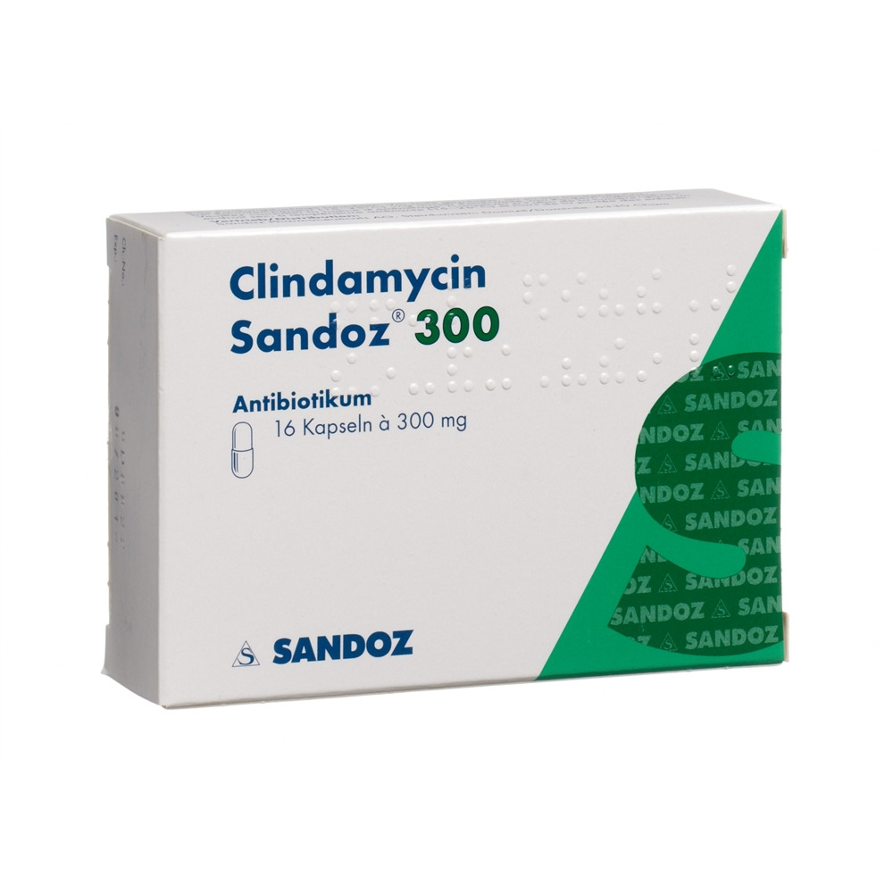 CLINDAMYCINE Sandoz caps 300 mg 16 pce