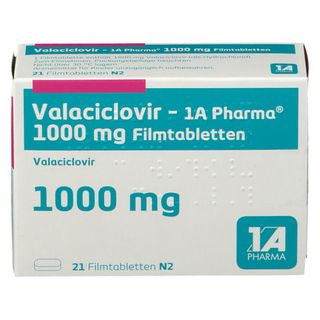 VALACICLOVIR Mepha Lactab 1000 mg 21 pce
