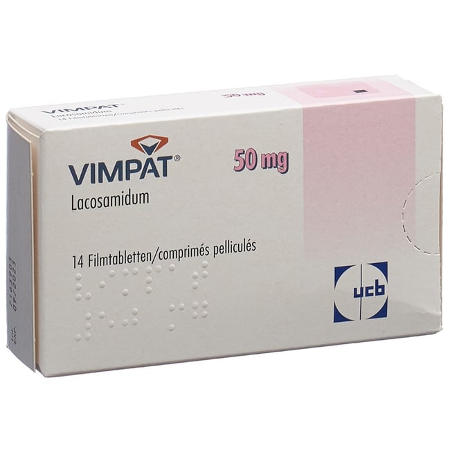 Vimpat 50 mg, comprimés pelliculés