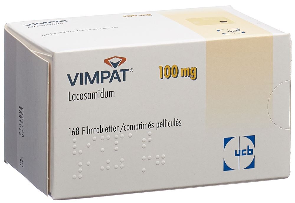 VIMPAT cpr pell 100 mg 168 pce