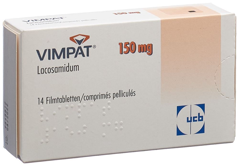 VIMPAT cpr pell 150 mg 14 pce