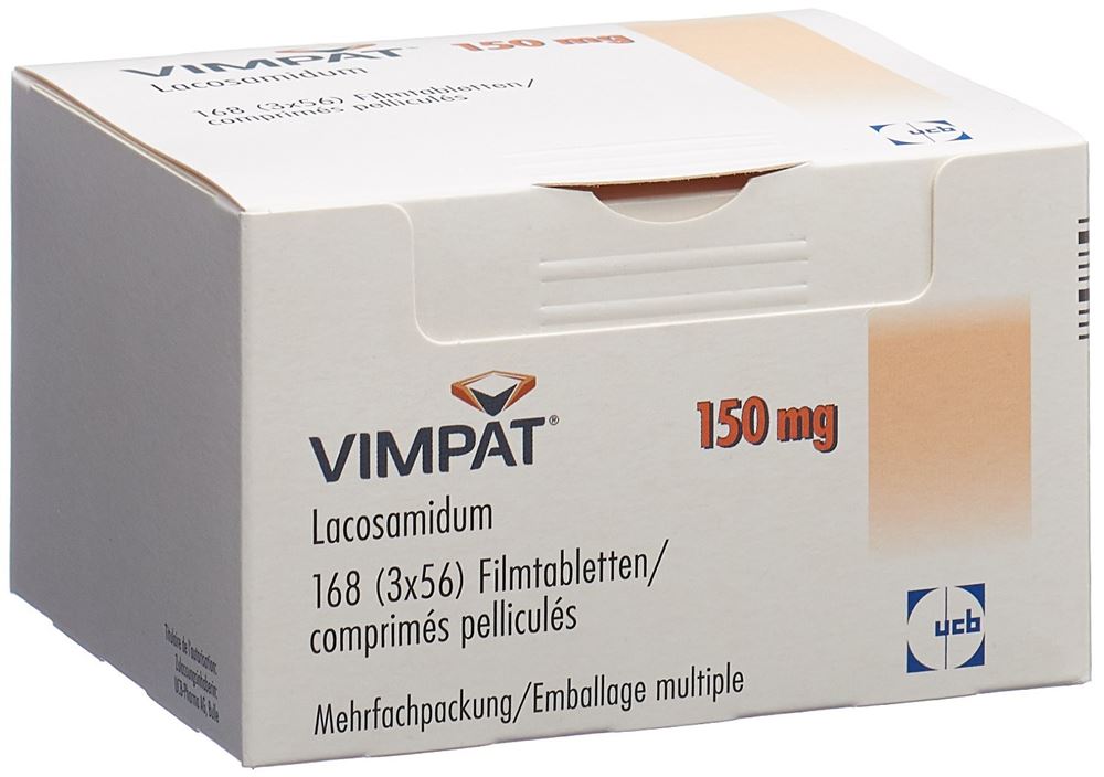 Vimpat 150 mg, comprimés pelliculés