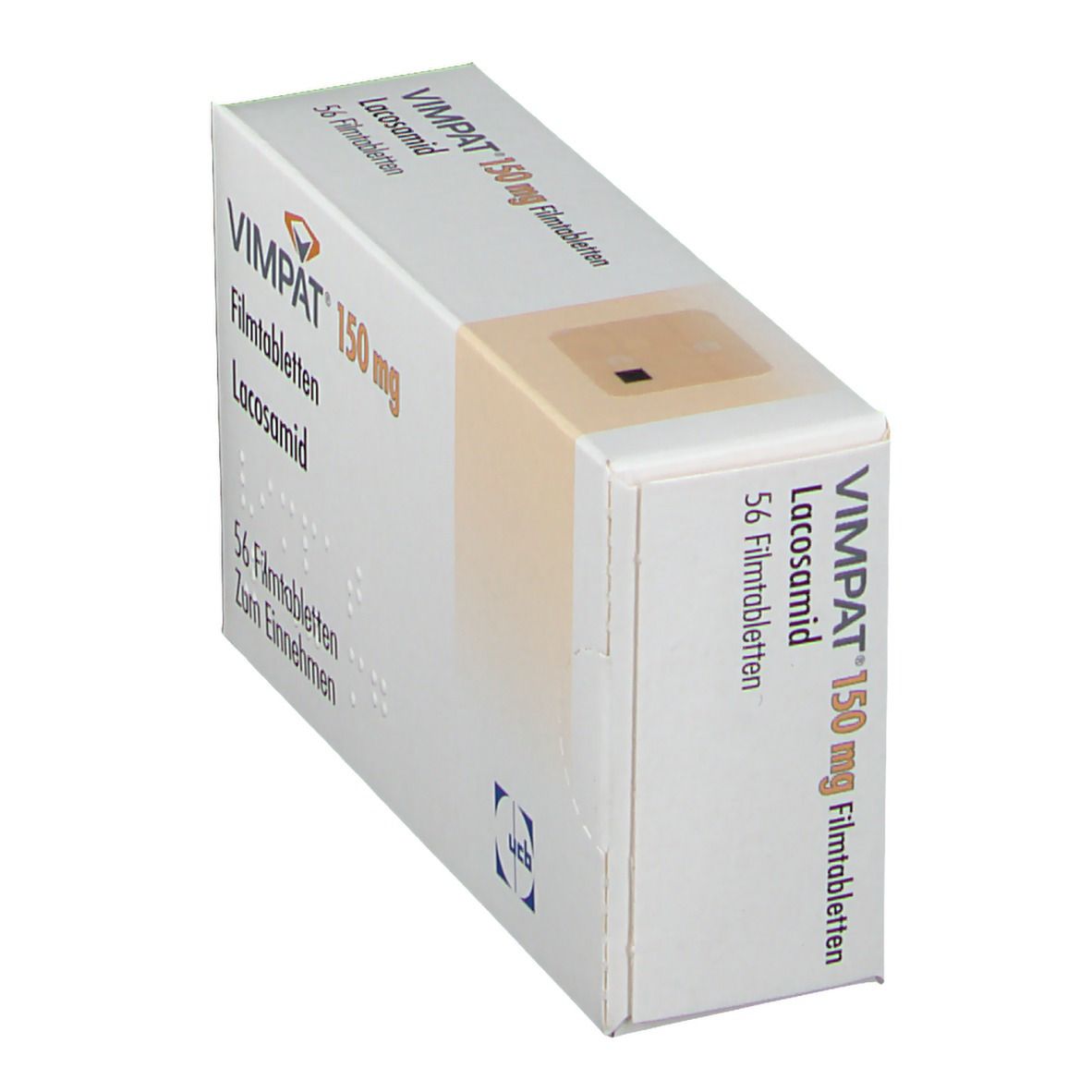 Vimpat 150 mg, comprimés pelliculés