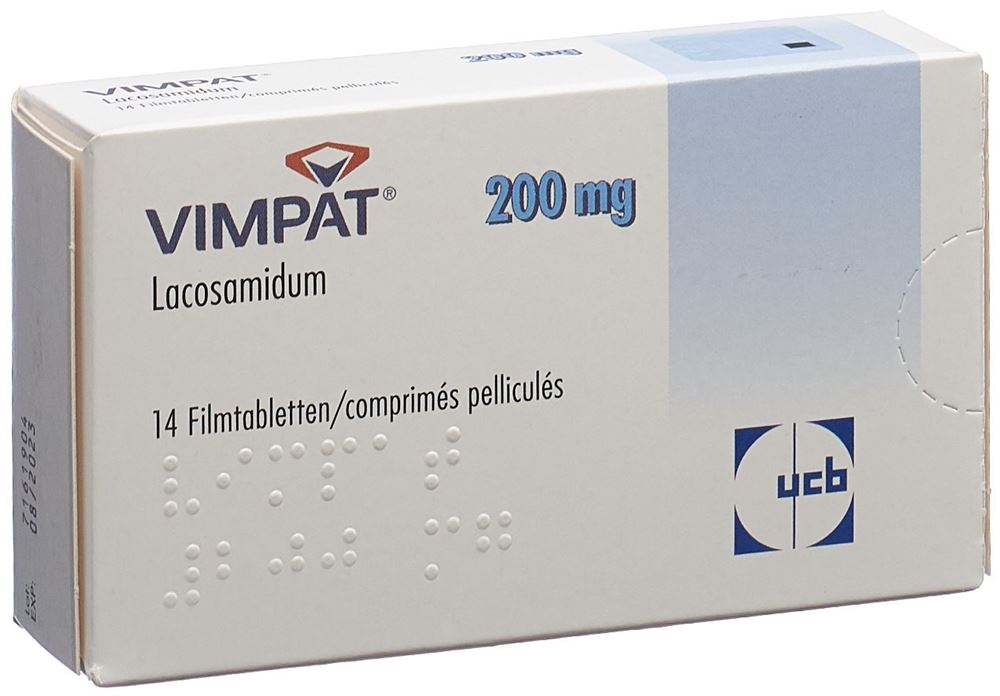 VIMPAT cpr pell 200 mg 14 pce