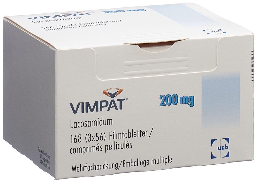 Vimpat 200 mg, comprimés pelliculés