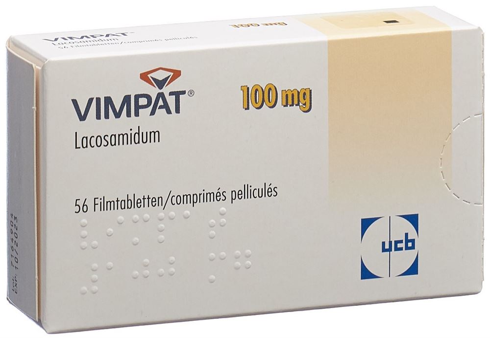 VIMPAT cpr pell 100 mg 56 pce