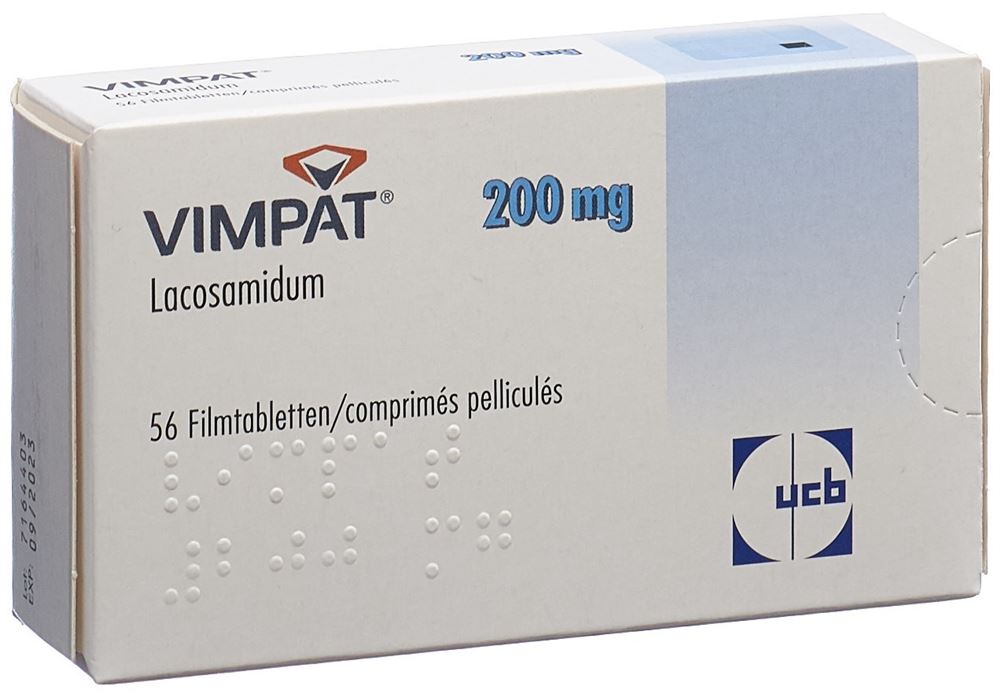 VIMPAT cpr pell 200 mg 56 pce