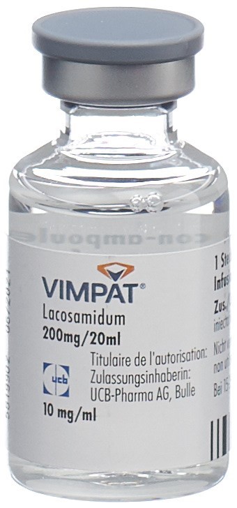 VIMPAT sol perf 200 mg/20ml i.v. flac 20 ml