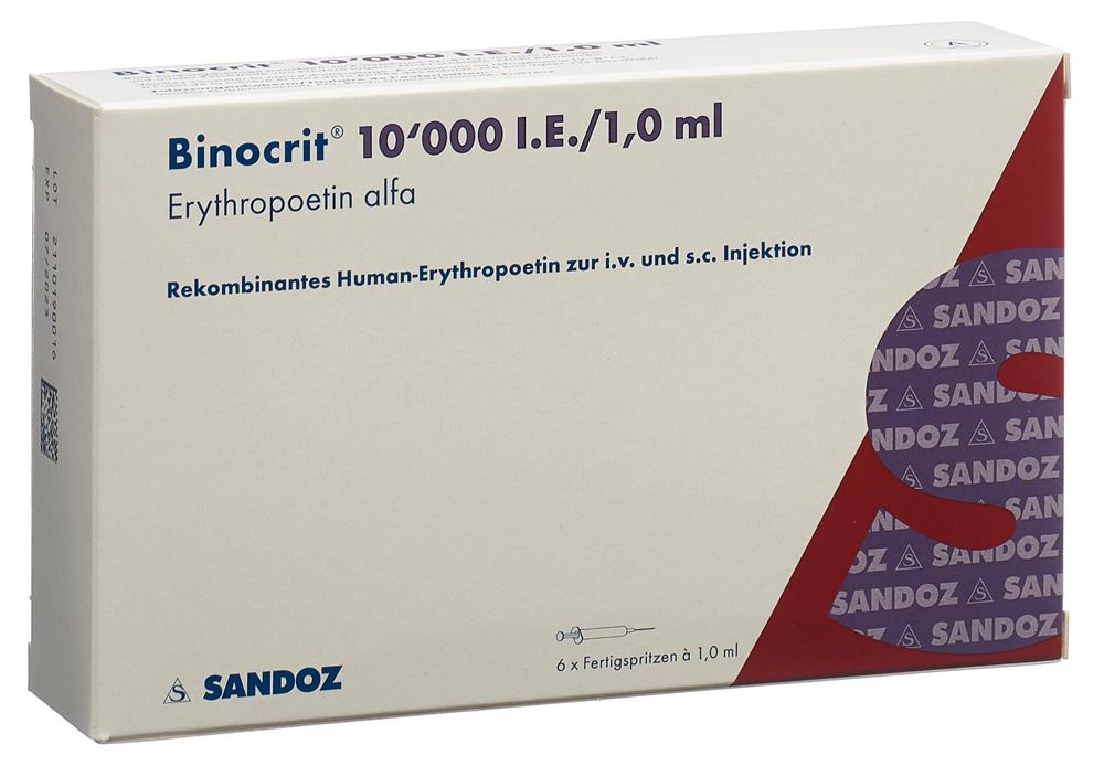 Binocrit 10000 IE/1 ml, Injektionslösung in Fertigspritzen
