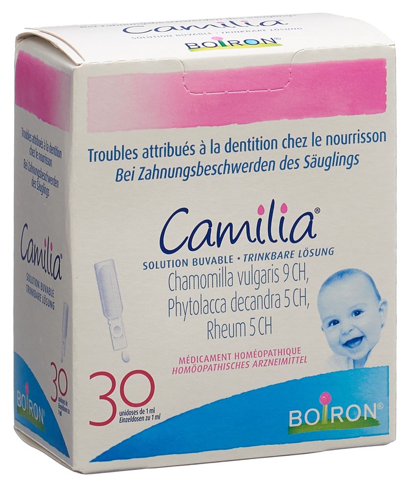 Camilia, liquide oral en récipient unidose