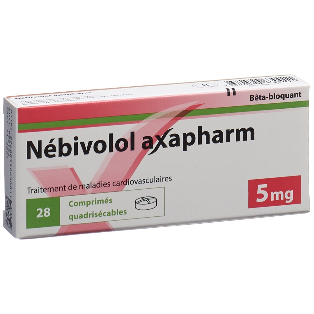 NEBIVOLOL axapharm cpr 5 mg 28 pce