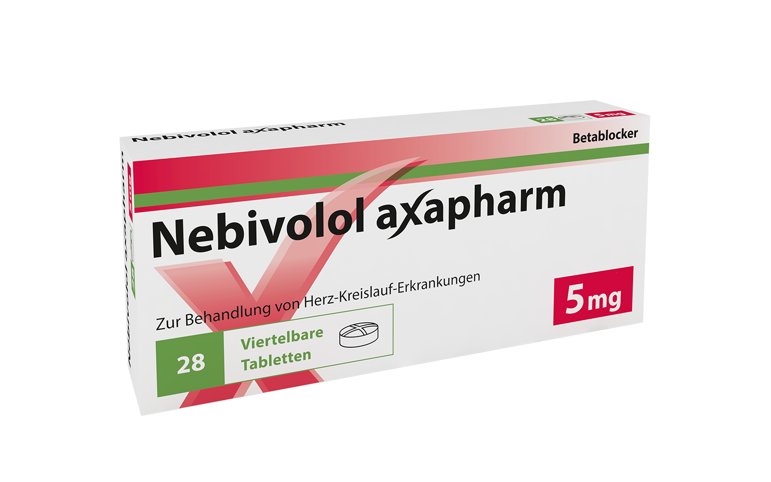 Nebivolol Axapharm 5 mg, Tabletten