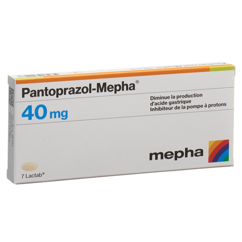 PANTOPRAZOL Mepha Lactab 40 mg 7 pce
