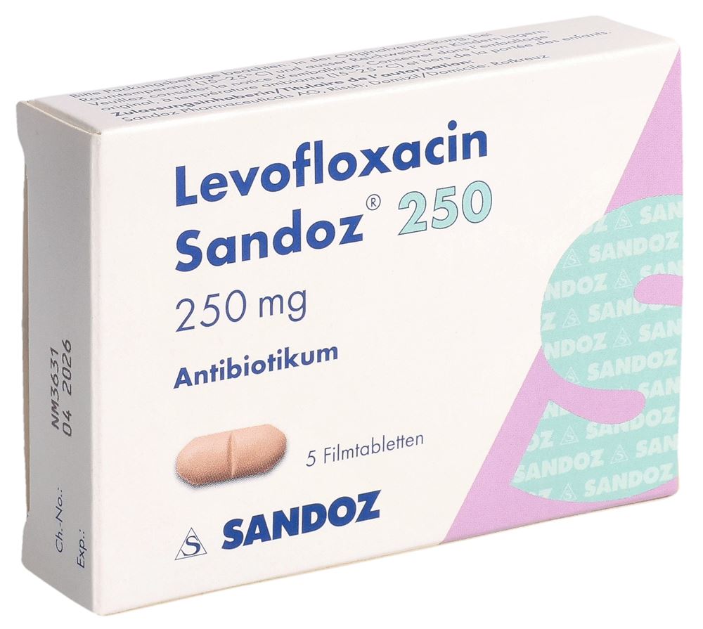 Levofloxacin Sandoz 250, Filmtabletten