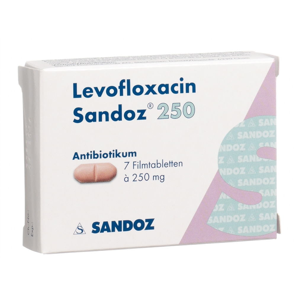 LEVOFLOXACINE Sandoz cpr pell 250 mg 7 pce