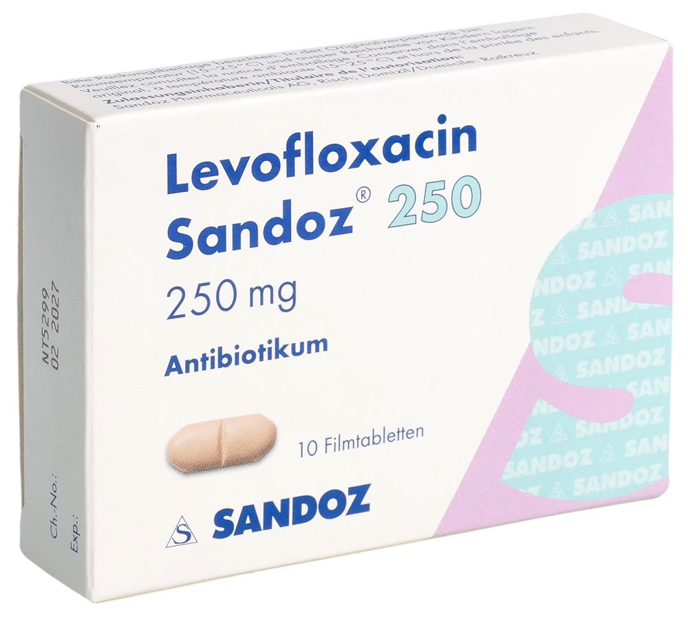 Levofloxacin Sandoz 250, Filmtabletten