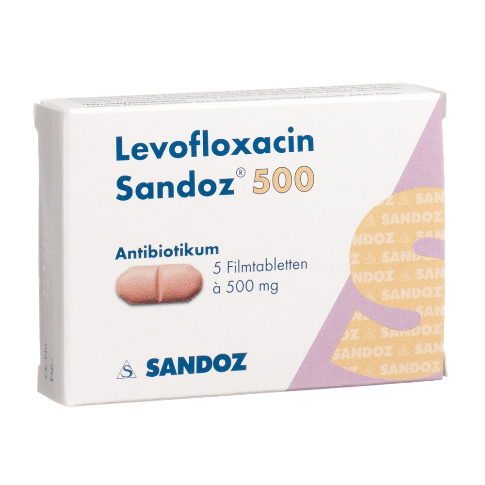 LEVOFLOXACINE Sandoz cpr pell 500 mg 5 pce