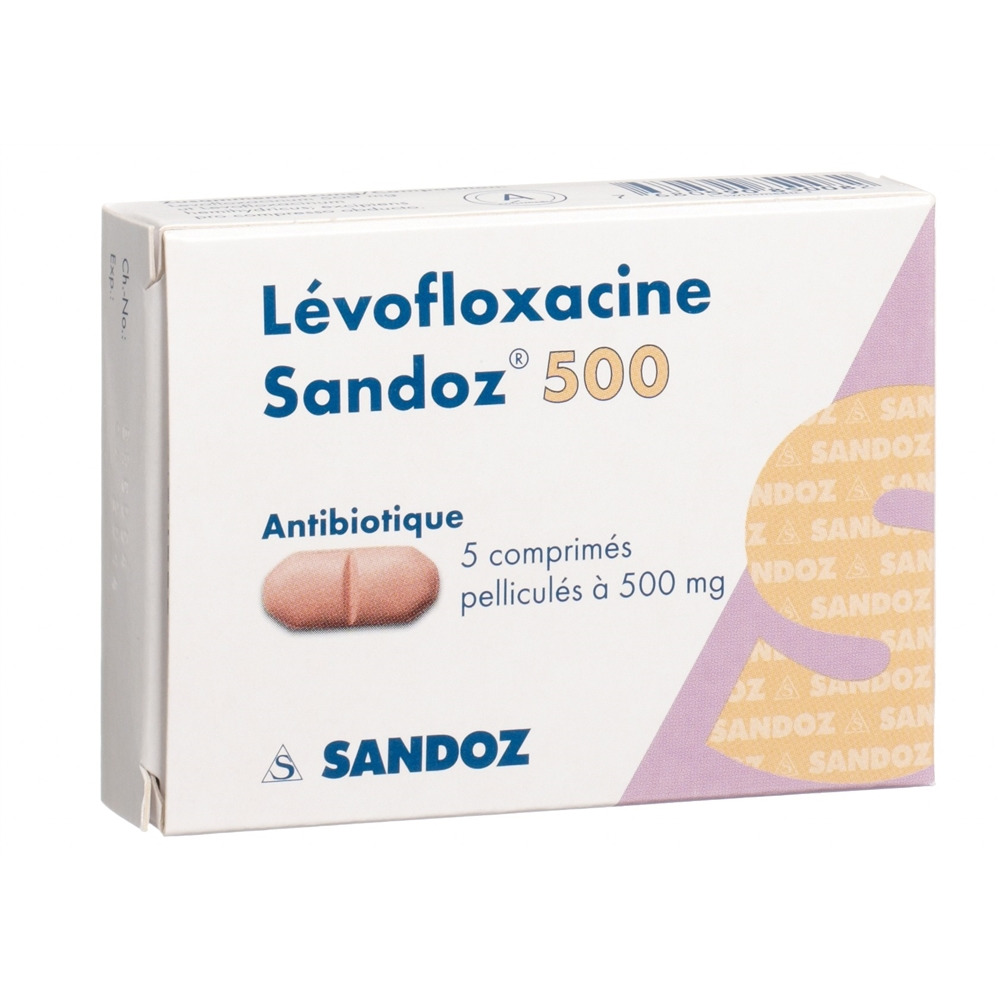 LEVOFLOXACINE Sandoz cpr pell 500 mg 5 pce
