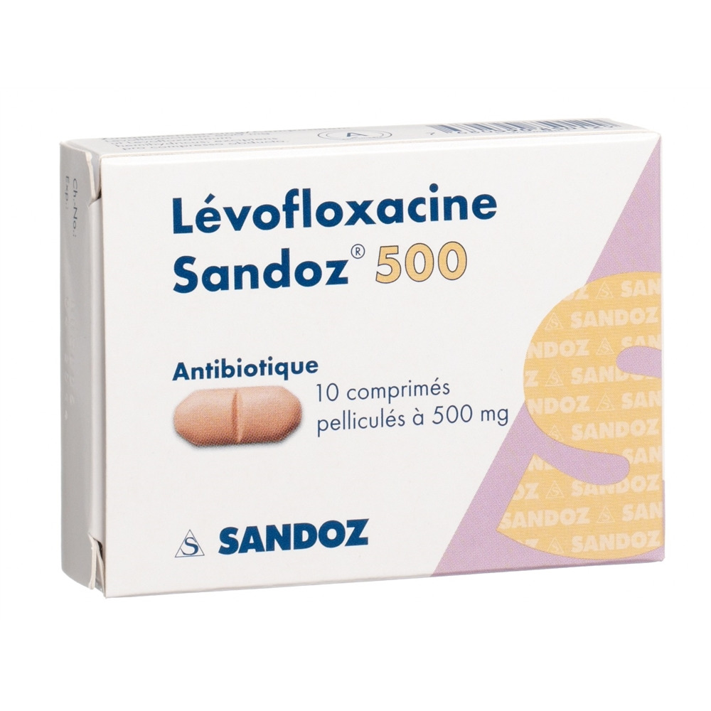 LEVOFLOXACINE Sandoz cpr pell 500 mg 10 pce