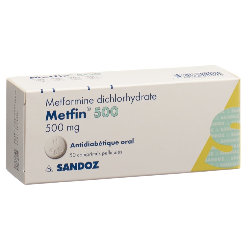 METFO X cpr pellic 500 mg 50 pce