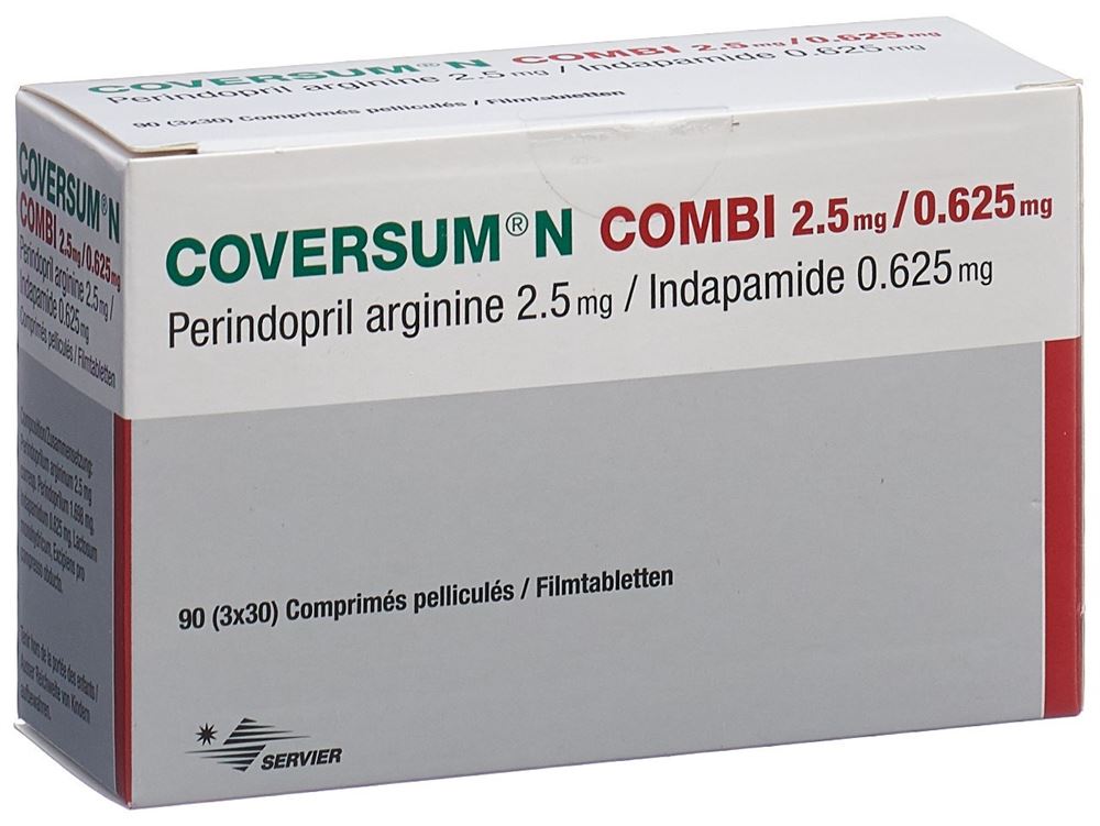 COVERSUM N Combi cpr pell 2.5/0.625 mg 90 pce